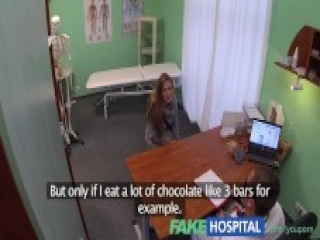 FakeHospital Hot 20s gymnast seduced by doctor and given creampie on the exam table