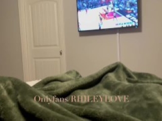 Lightskinned Ebony Teen Stepsister Rides Stepbrother’s Dick During March Madness